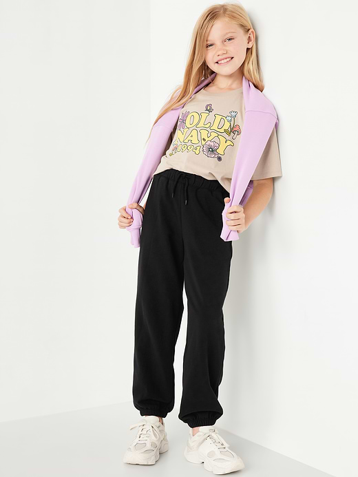 Old Navy Favorite Fleece High-Waisted Jogger Sweatpants for Girls — photo 4