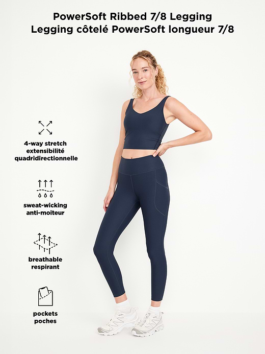 Old Navy High-Waisted PowerSoft 7/8 Pocket Leggings — photo 10