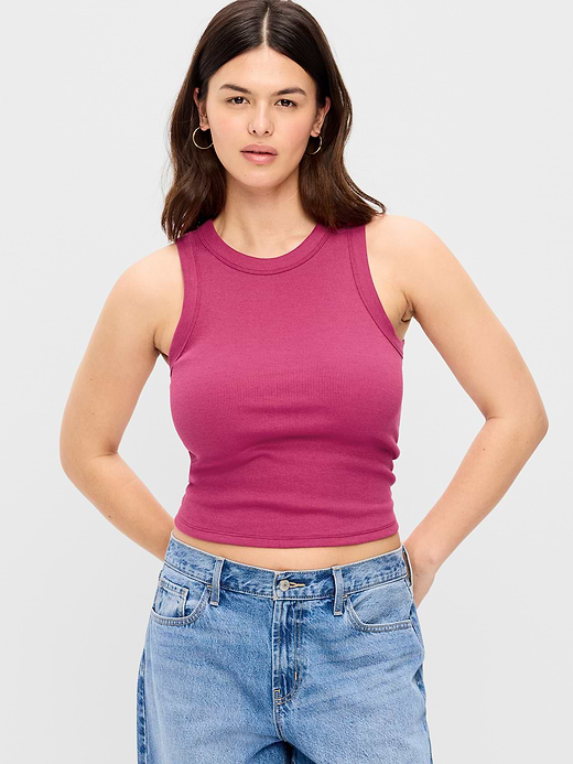 Old Navy Crop Ribbed Tank Top — photo 6
