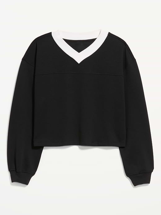 Old Navy Dynamic Fleece Oversized Cropped Sweatshirt — photo 6