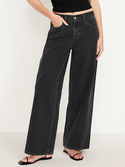 Old Navy Mid-Rise Wow Baggy Wide-Leg Jeans — photo 3