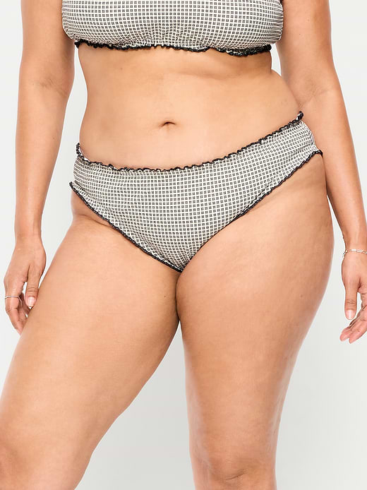 Old Navy Mid-Rise Ruffle Trim Swim Bottoms — photo 8
