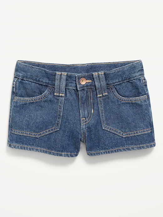 Old Navy Low-Rise Utility Jean Shorts for Girls — photo 4