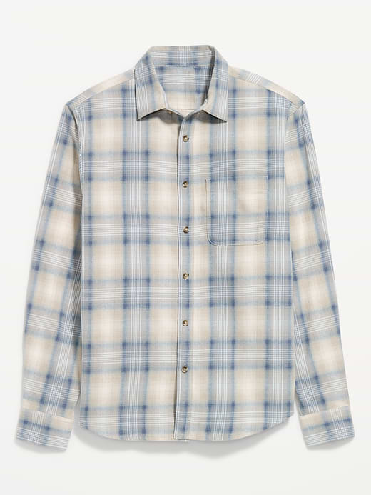 Old Navy Relaxed Long-Sleeve Flannel Pocket Shirt — photo 5