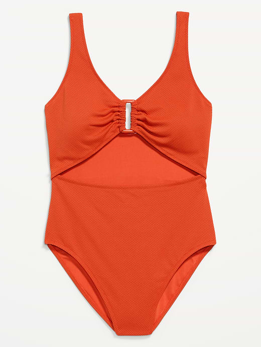 Old Navy Textured One-Piece Cut-Out Swimsuit — photo 5
