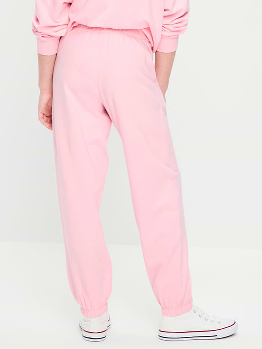 Old Navy Favorite Fleece High-Waisted Jogger Sweatpants for Girls — photo 3