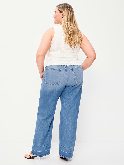 Old Navy Extra High-Waisted Wide-Leg Jeans — photo 9