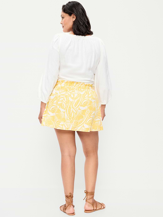 Old Navy Crinkle Gauze Ruffle Waist Mini Skort — photo 8