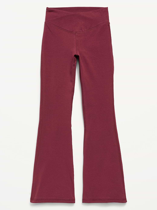 Old Navy High-Waisted PowerChill Crossover Flared Leggings for Girls — photo 5