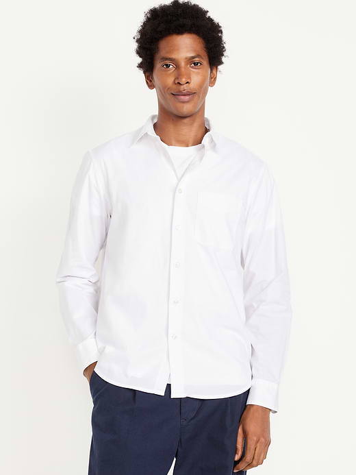 Old Navy Classic Fit Everyday Oxford Shirt — photo 6