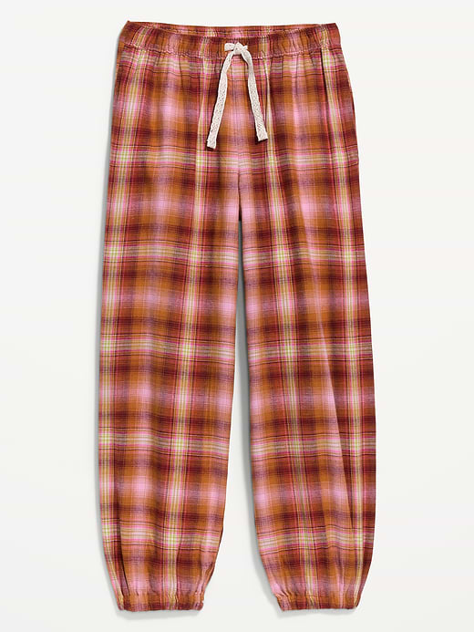 Old Navy Cinched Flannel Balloon Pants — photo 5