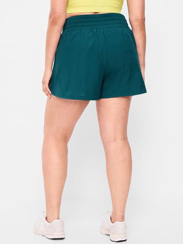 Old Navy Extra High-Waisted Crinkle Run Shorts -- 3-inch inseam — photo 8