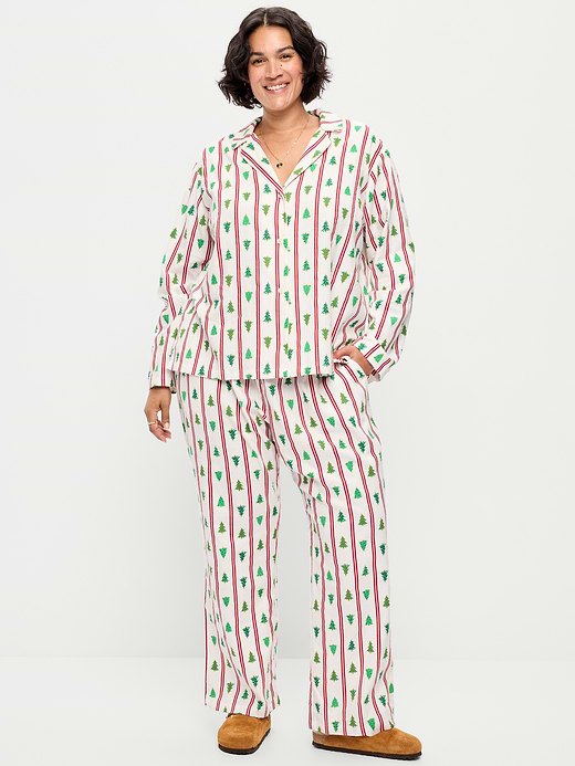 Old Navy Printed Flannel Pajama Pant Set for Women — photo 8