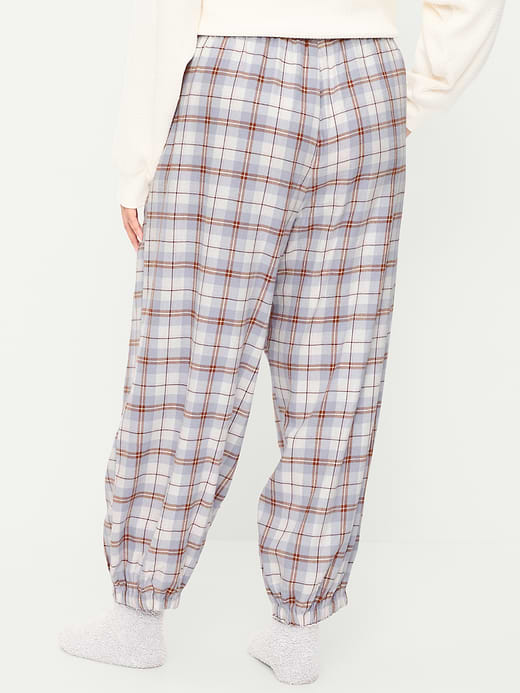 Old Navy Cinched Flannel Balloon Pants — photo 10