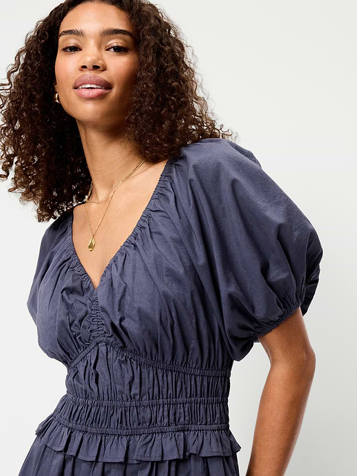 Old Navy Fit & Flare Prairie Midi Dress — photo 5