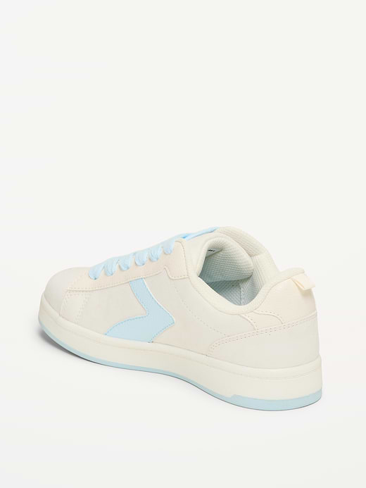 Old Navy Faux-Suede Lace-Up Sneakers for Girls — photo 5