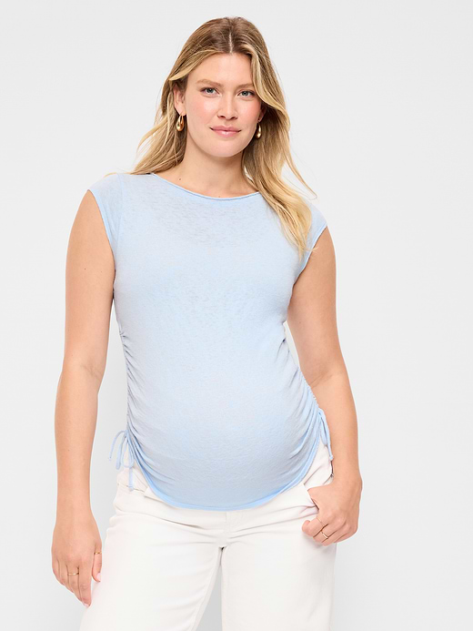 Old Navy Maternity Side-Cinch Jersey Top — photo 1