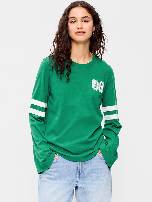Old Navy EveryWear Long-Sleeve Graphic T-Shirt — photo 1