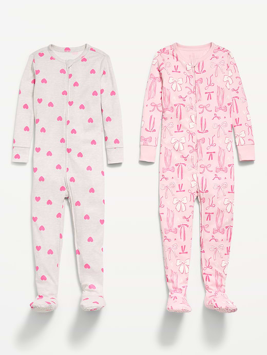 Old Navy Snug-Fit 2-Way-Zip Pajama One-Piece 2-Pack for Toddler & Baby — photo 3