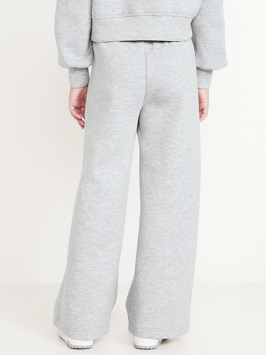 Old Navy High-Waisted Bounce Fleece Wide-Leg Sweatpants for Girls — photo 3