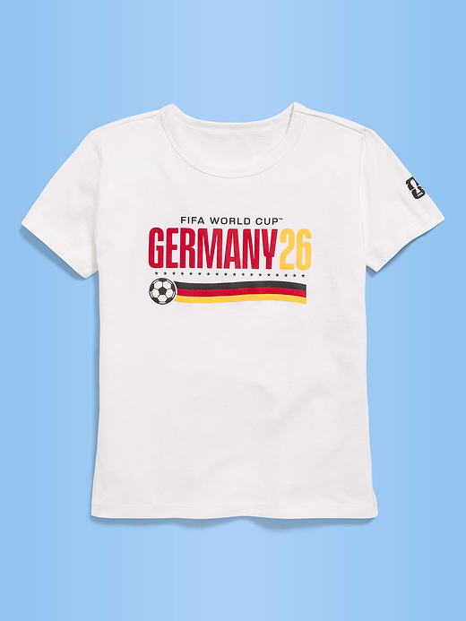Old Navy FIFA World Cup 26™ Brazil Smocked Graphic T-Shirt for Girls — photo 1