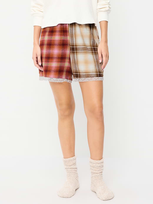 Old Navy Flannel Boxer Pajama Shorts — photo 1