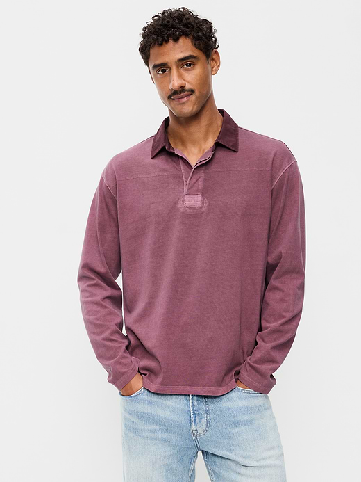 Old Navy Long-Sleeve Rugby Polo — photo 1