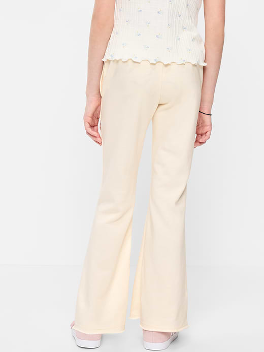 Old Navy Slim French-Terry Flare-Leg Sweatpants for Girls — photo 3