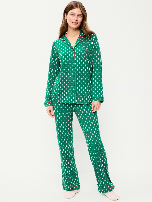 Old Navy Sunday Sleep Knit Jersey Pant Set — photo 1