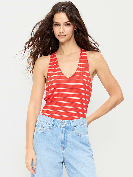 Old Navy Ribbed Loop-Back Halter Top — photo 1