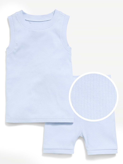 Old Navy Snug-Fit Sleeveless Ribbed Pajama Set for Toddler & Baby — photo 1