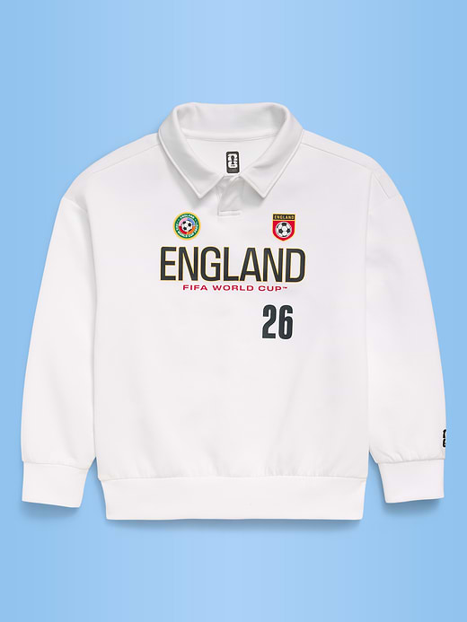 Old Navy FIFA World Cup 26™ Argentina Dynamic Fleece Collared Graphic Sweatshirt for Kids — photo 3