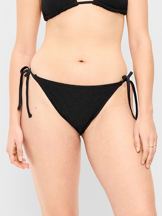 Old Navy Eyelet String Bikini Swim Bottoms — photo 6