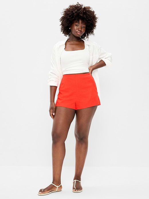 Old Navy High-Waisted Linen-Blend Micro Shorts — photo 6