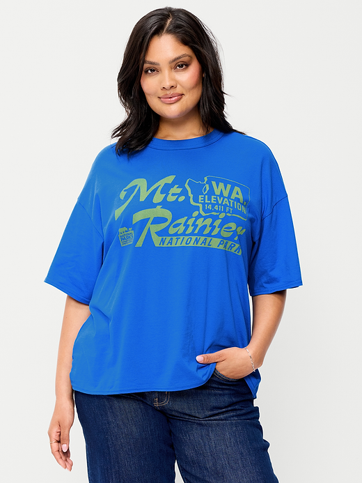 Old Navy Yosemite National Park Crew-Neck Oversized T-Shirt — photo 9
