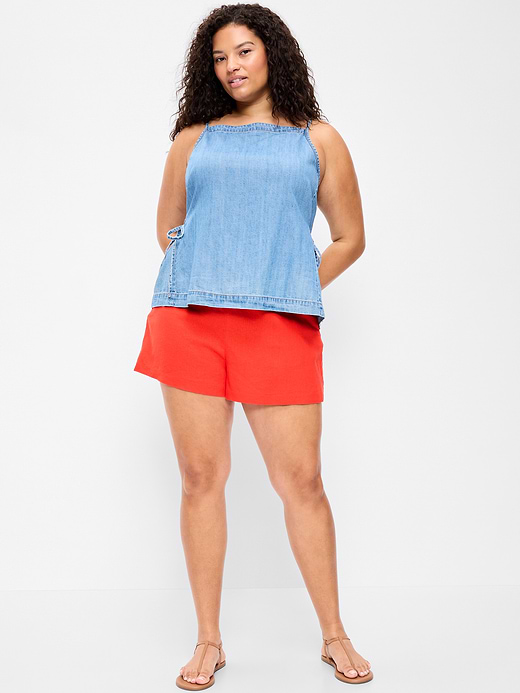 Old Navy High-Waisted Linen-Blend Micro Shorts — photo 8