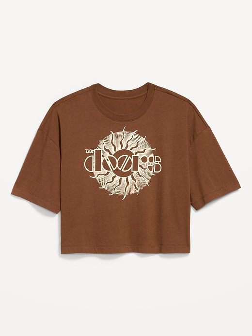 Old Navy Johnny Cash™ Crew-Neck Oversized Crop T-Shirt — photo 6