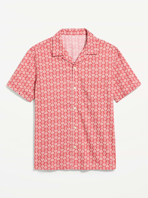 Old Navy Short-Sleeve Floral Camp Shirt — photo 5