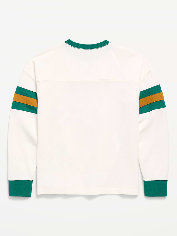 Old Navy Oversized Long-Sleeve Graphic T-Shirt for Boys — photo 3