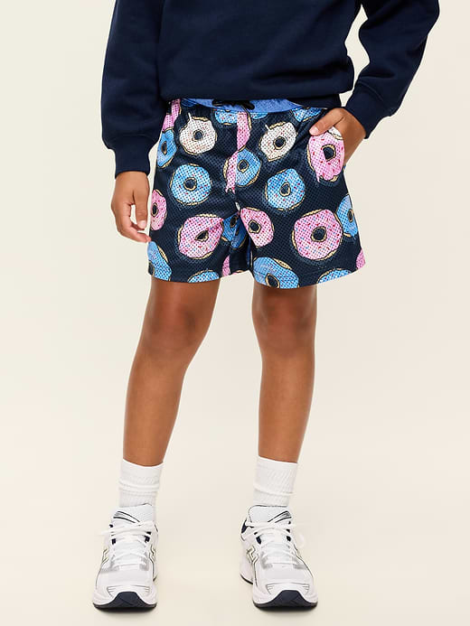 Old Navy Printed Knee Length Mesh Shorts for Boys — photo 1