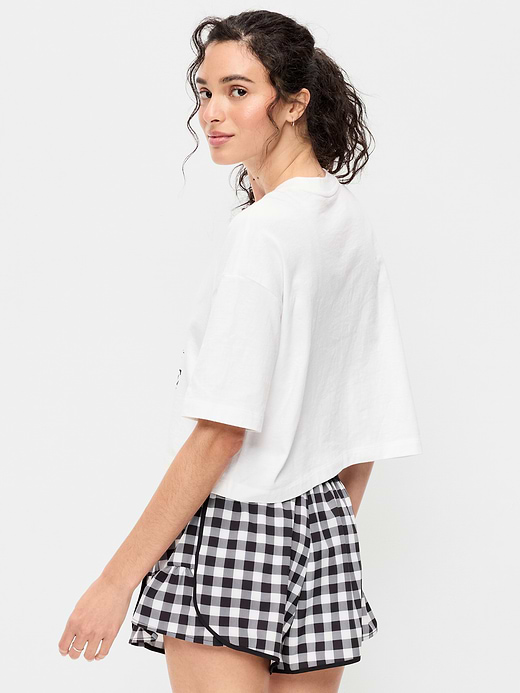 Old Navy Vintage Crew-Neck Oversized Crop Graphic T-Shirt — photo 3