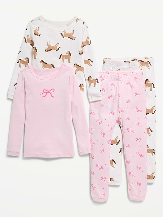Old Navy Printed Snug-Fit Pajama 4-Piece for Toddler & Baby — photo 1