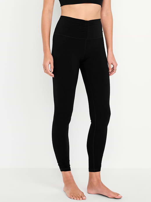 Old Navy High-Waisted StudioSmooth Ruched Leggings — photo 1