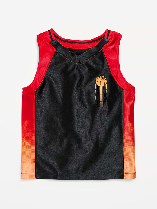 Old Navy Oversized Graphic Basketball Tank Top for Toddler Boys — photo 3
