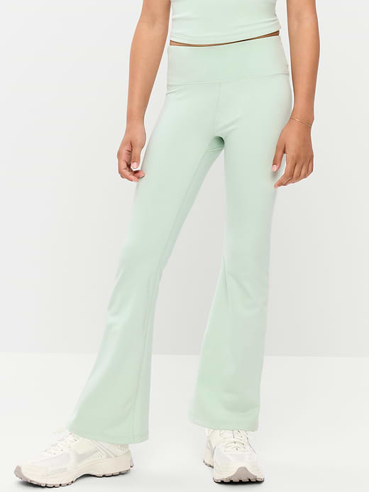 Old Navy High-Waisted StudioSmooth Flared Leggings for Girls — photo 1