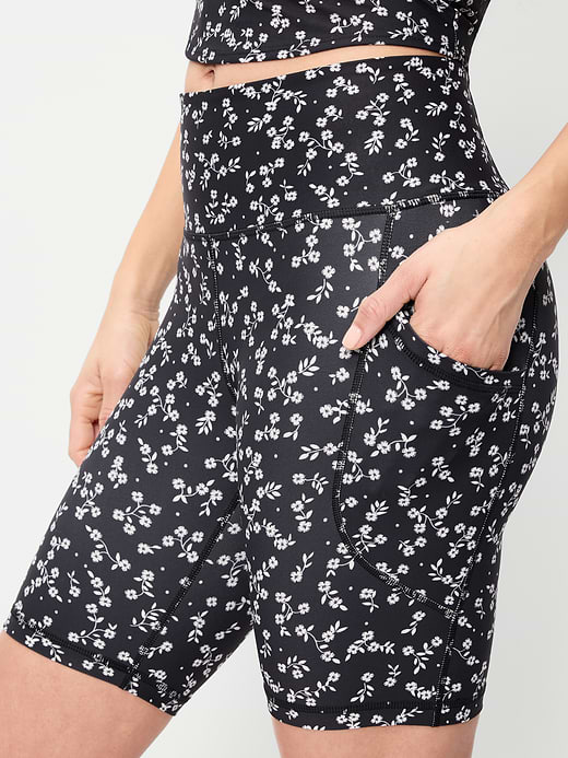 Old Navy High-Waisted PowerSoft Biker Shorts -- 8-inch inseam — photo 4