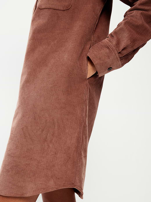 Old Navy Long-Sleeve Button-Down Mini Shirt Dress — photo 6