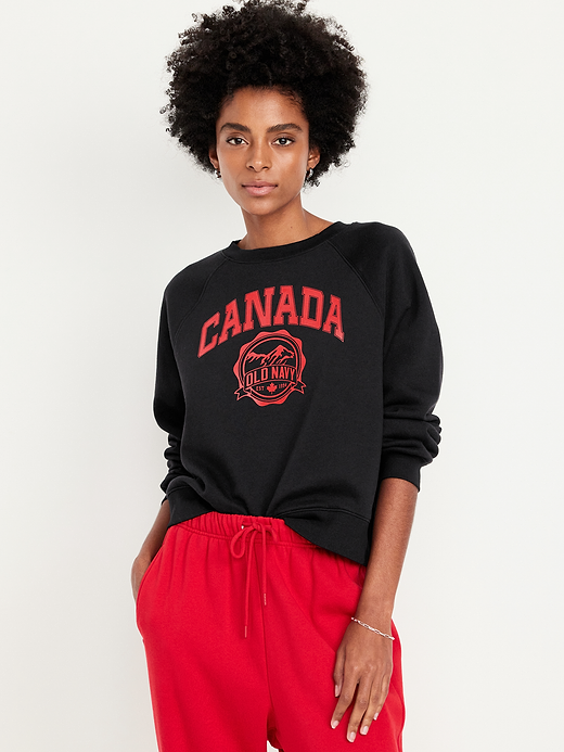 Old Navy Vintage Canada Logo-Graphic Sweatshirt