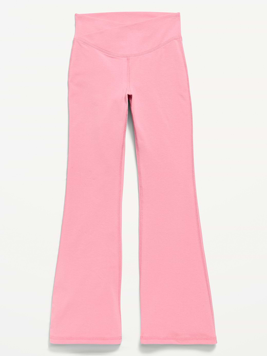 Old Navy High-Waisted PowerChill Crossover Flared Leggings for Girls — photo 5
