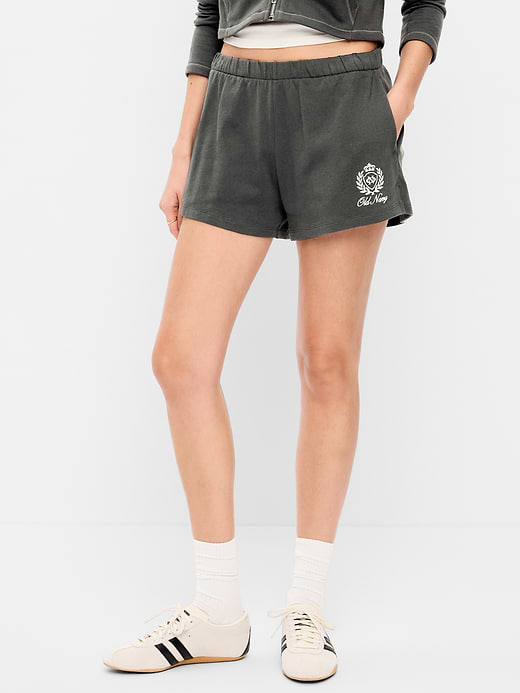Old Navy High-Waisted Loose Logo Shorts -- 3-inch inseam — photo 3